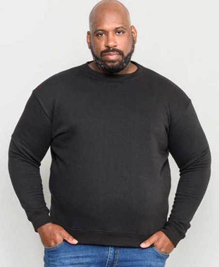 Rockford Sweat Sweatshirt Black - Sweatshirts & hoodies - Sweatshirts/Hoodies grande taille homme