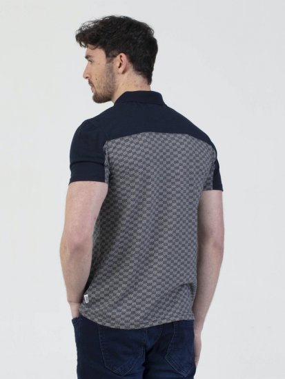 Mish Mash Doha Contrast Polo Navy - Polos - Polos homme grande taille