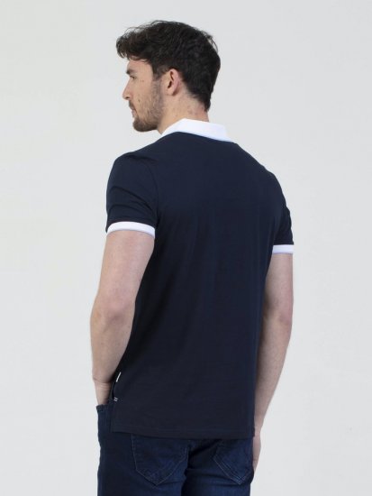 Mish Mash Zegreb Sporty Polo Navy - Polos - Polos homme grande taille