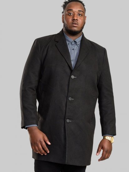 D555 Milton Classic Overcoat - Vestes - Vestes Homme Grandes Tailles