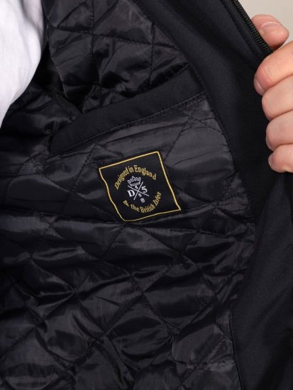 D555 Jamie Soft Shell Detachable Hood Padded Jacket Noir - Vestes - Vestes Homme Grandes Tailles