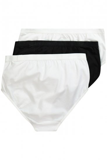 Ulla Popken 309783 Culottes lot de 3 Blanc - Culottes - 