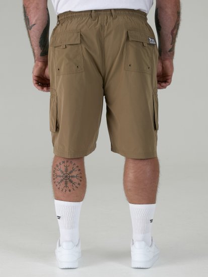 D555 Nick Short Cargo avec Taille Élastique Beige - Shorts - Shorts hommes grande taille