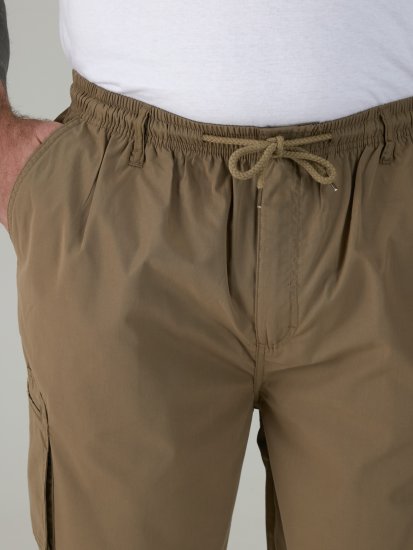 D555 Nick Short Cargo avec Taille Élastique Beige - Shorts - Shorts hommes grande taille