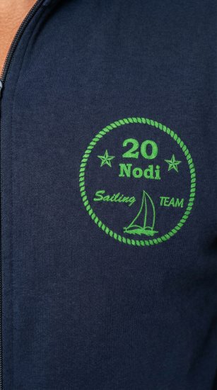 20 Nodi Ostro Stretch Fleece Cotton Tracksuit Navy - Survêtements - Survêtements homme grande taille