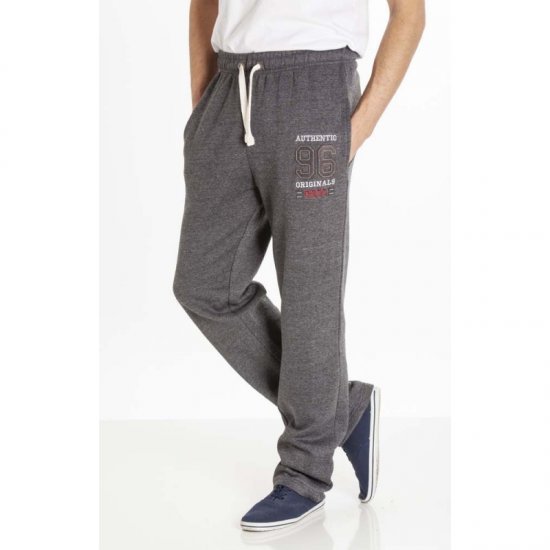 D555 Portland Sweatpants Charcoal - Pantalons/shorts de survêtement - Survêtement/jogging grandes tailles