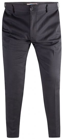 D555 Yarmouth Four Way Stretch Trouser With Flexible Waistband Black - Jeans et pantalons - Jeans et Pantalons grande taille 