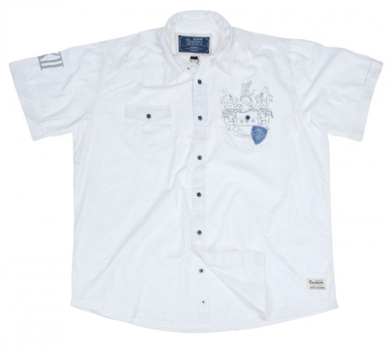 Ed Baxter Crest Shirt - Chemises - Chemises Grandes Tailles Hommes