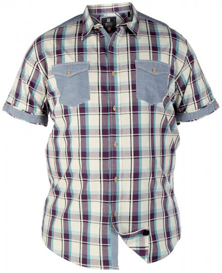 D555 Paxton Ecru - Chemises - Chemises Grandes Tailles Hommes