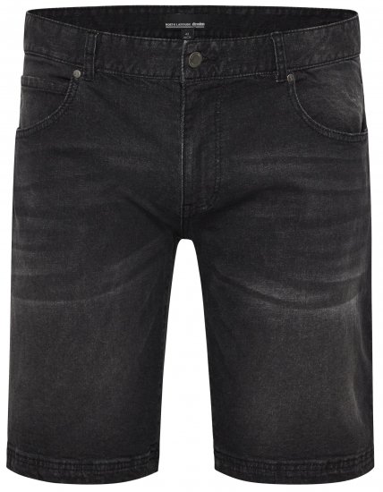 North Latitude 51336 short denim noir - Shorts - Shorts hommes grande taille