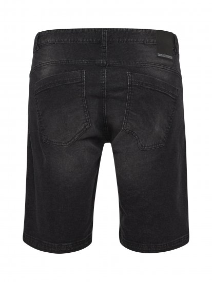 North Latitude 51336 short denim noir - Shorts - Shorts hommes grande taille