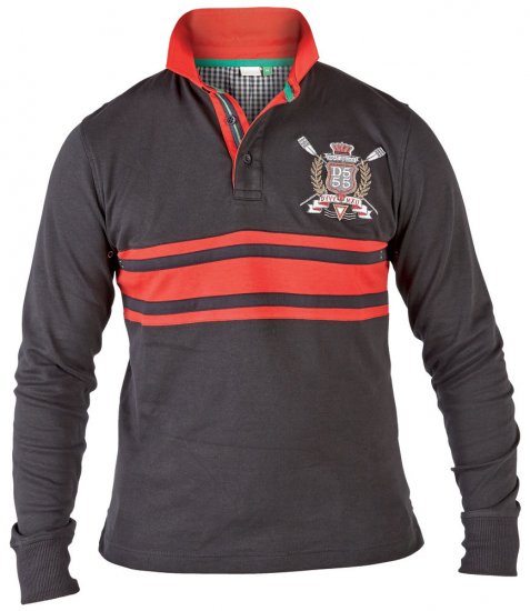 D555 Spencer Black - Polos - Polos homme grande taille