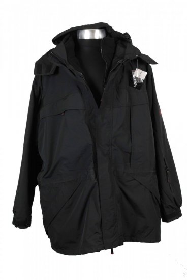 Marc & Mark 2-layer Skijacket Black - Vêtements de travail - Vêtements de travail grandes tailles