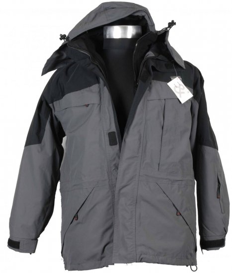 Marc & Mark 2-layer Skijacket Grey - Vêtements de travail - Vêtements de travail grandes tailles