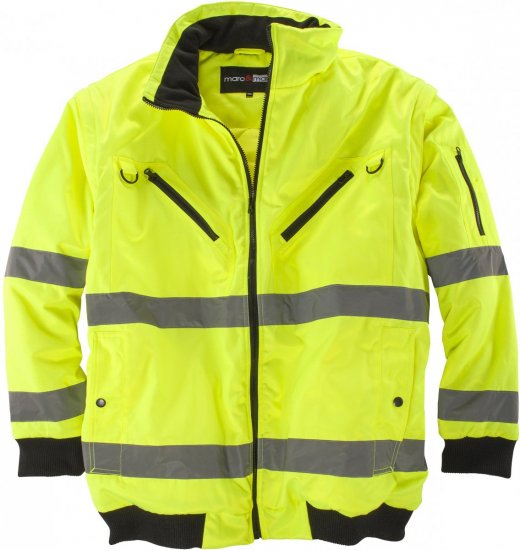 Marc & Mark Hi-Vis Jacket/vest Yellow - Vêtements de travail - Vêtements de travail grandes tailles