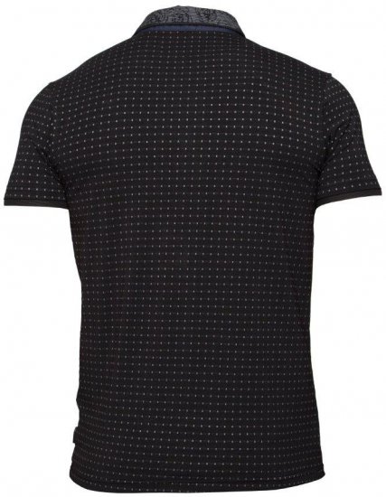 Mish Mash Fragment Black - Polos - Polos homme grande taille