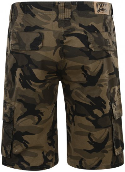 Kam Jeans Cargo Twill Camo Shorts - Shorts - Shorts hommes grande taille