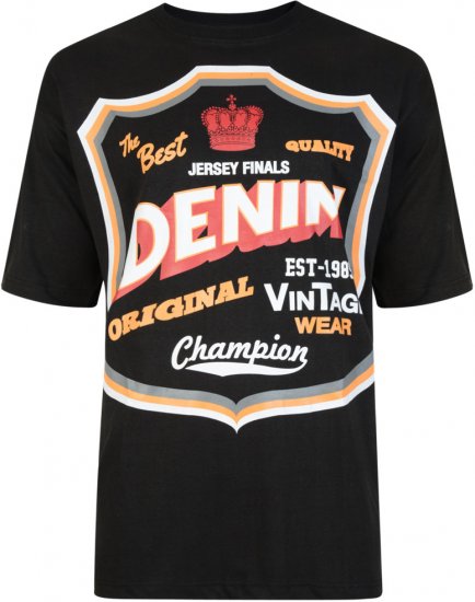 Kam Jeans Twin Pack League Tee - T-shirts - T-shirts Homme Grande Taille