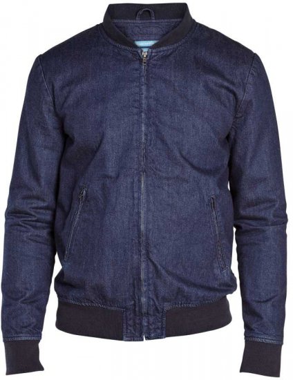 D555 DORIAN Denim Bomber Jacket - Vestes - Vestes Homme Grandes Tailles