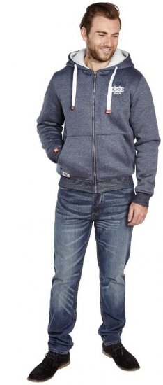 D555 Halbert Fur Lined Hood Full Zipper - Sweatshirts & hoodies - Sweatshirts/Hoodies grande taille homme