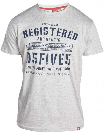 D555 WARWICK Long Sleeve Shirt & T-shirt Combo - Chemises - Chemises Grandes Tailles Hommes