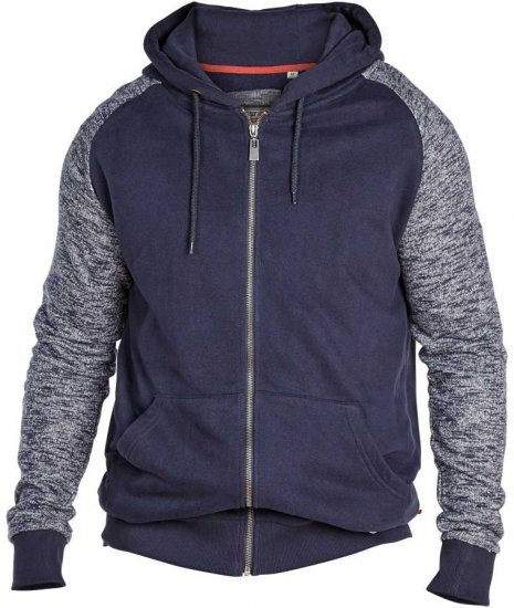 D555 BALDWIN Hoody Navy - Sweatshirts & hoodies - Sweatshirts/Hoodies grande taille homme