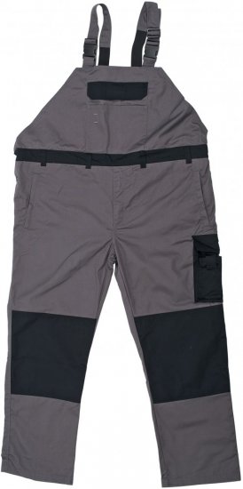 Marc & Mark Work-bib Grey - Vêtements de travail - Vêtements de travail grandes tailles