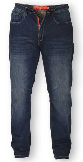 D555 BOURNE Tapered Dark Vintage Stretch Jeans - Jeans et pantalons - Jeans et Pantalons grande taille 