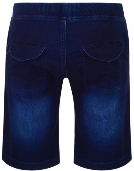 Kam Jeans Knitted Denim Shorts - Shorts - Shorts hommes grande taille