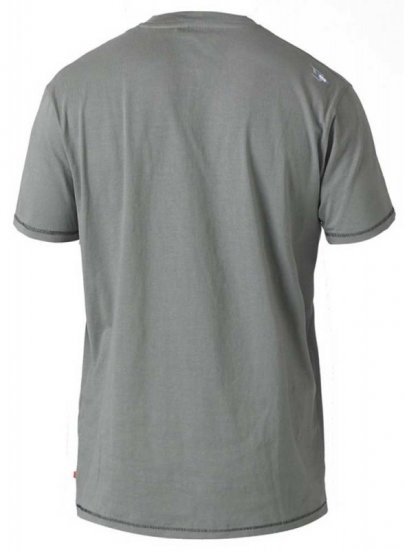 D555 OAKLEY LA Geometric Print Crew Neck T-Shirt Khaki - T-shirts - T-shirts Homme Grande Taille