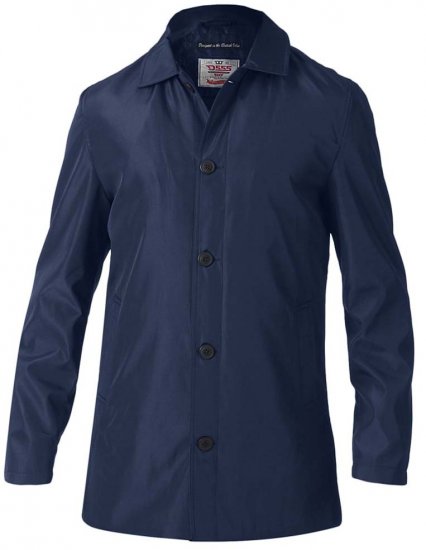 D555 Hampton Raincoat Navy - Vestes - Vestes Homme Grandes Tailles