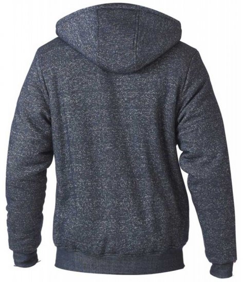 D555 Hulk Fur Lined Zipper Hood Navy - Sweatshirts & hoodies - Sweatshirts/Hoodies grande taille homme