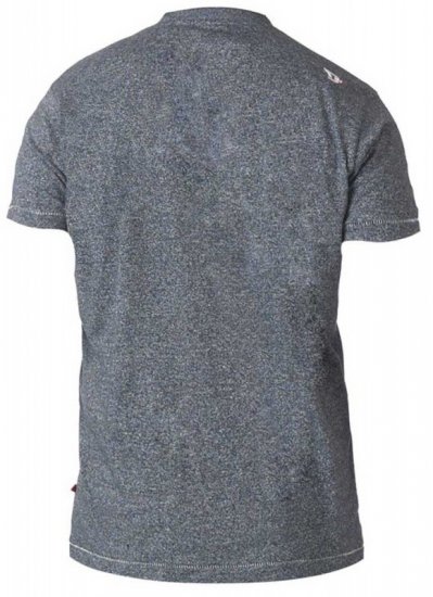 D555 Lorne T-shirt Grey Twist - T-shirts - T-shirts Homme Grande Taille