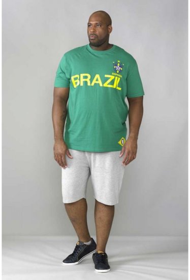 D555 Ricardo T-shirt Green - T-shirts - T-shirts Homme Grande Taille