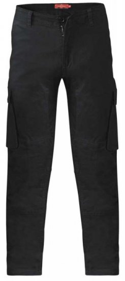 D555 Nelson Stretch Tapered Cargo Pants Black - Jeans et pantalons - Jeans et Pantalons grande taille 