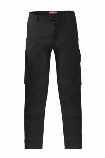 D555 Nelson Stretch Tapered Cargo Pants Black - Jeans et pantalons - Jeans et Pantalons grande taille 