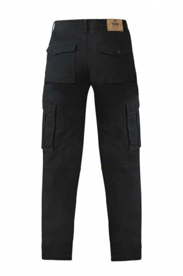 D555 Nelson Stretch Tapered Cargo Pants Black - Jeans et pantalons - Jeans et Pantalons grande taille 
