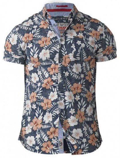 D555 Huxley Hawaii Shirt - Chemises - Chemises Grandes Tailles Hommes