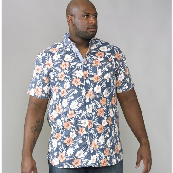 D555 Huxley Hawaii Shirt - Chemises - Chemises Grandes Tailles Hommes