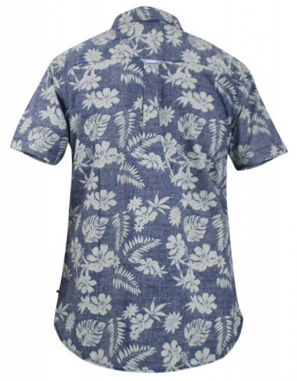 D555 Oswald Short Sleeve Hawaii Shirt - Chemises - Chemises Grandes Tailles Hommes
