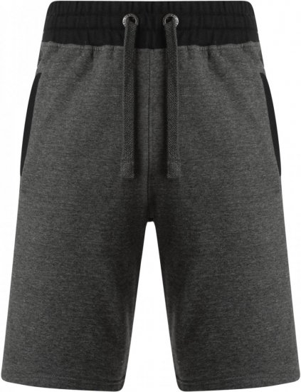 Kam Jeans 315 Jogger Shorts Charcoal - Pantalons/shorts de survêtement - Survêtement/jogging grandes tailles