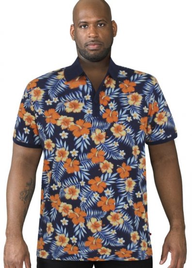 D555 Cyprus Hawaii Polo Shirt - Polos - Polos homme grande taille