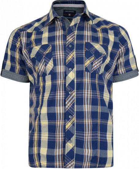Kam Jeans 6148 Short Sleeve Shirt Safari - Chemises - Chemises Grandes Tailles Hommes