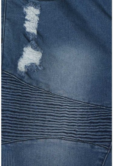 D555 Rodrigo Stretch Biker Style Shorts - Shorts - Shorts hommes grande taille