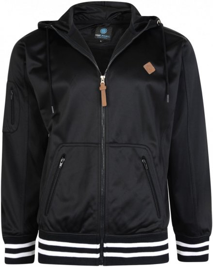 Kam Jeans 799 Tricot Hoody Black - Sweatshirts & hoodies - Sweatshirts/Hoodies grande taille homme