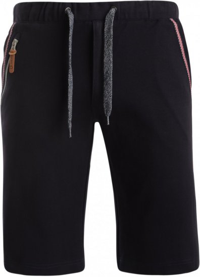 Kam Jeans 318 Fashion Jersey Shorts Black - Pantalons/shorts de survêtement - Survêtement/jogging grandes tailles
