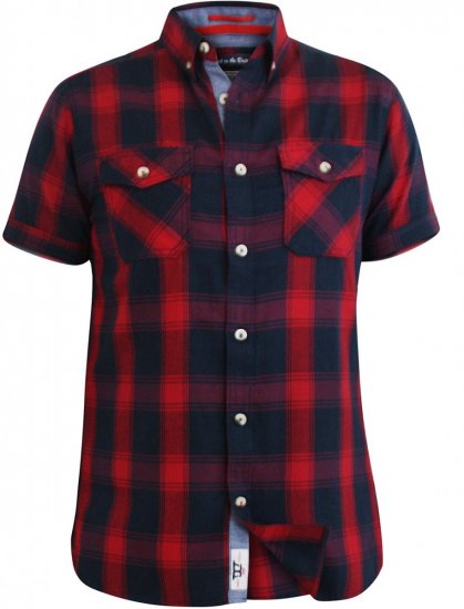 D555 Oliver Short Sleeve Shirt - Chemises - Chemises Grandes Tailles Hommes