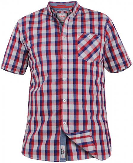 D555 Hadwin Short Sleeve Shirt & T-shirt Combo - Chemises - Chemises Grandes Tailles Hommes