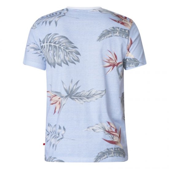 D555 Rufus T-shirt Blue - T-shirts - T-shirts Homme Grande Taille