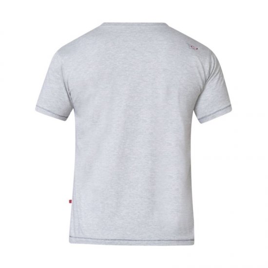 D555 Phillip T-shirt Grey - T-shirts - T-shirts Homme Grande Taille